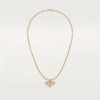 Cartier Grain de Café Necklace White Yellow Gold