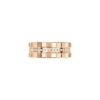 chopard Ring Ice Cube Rose Gold Diamonds
