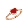 Chopard Ring My Happy Hearts Rose Gold Carnelian