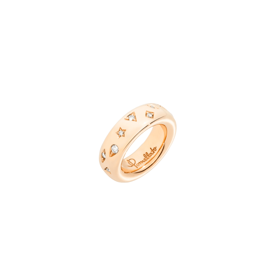 Pomellato Ring Iconica Rose Gold Diamonds